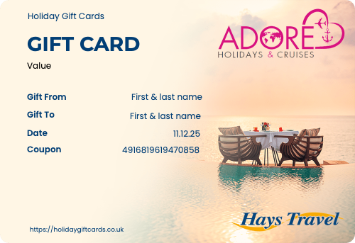 Honeymoon Gift Card 1