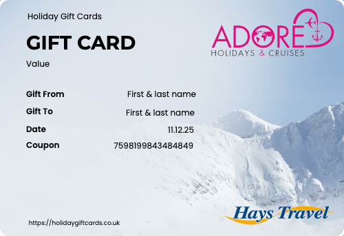 Ski Holiday Gift Card 1