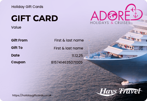 Cruise Holiday Gift Card 1