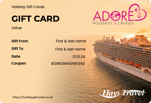 Cruise Holiday Gift Card 2